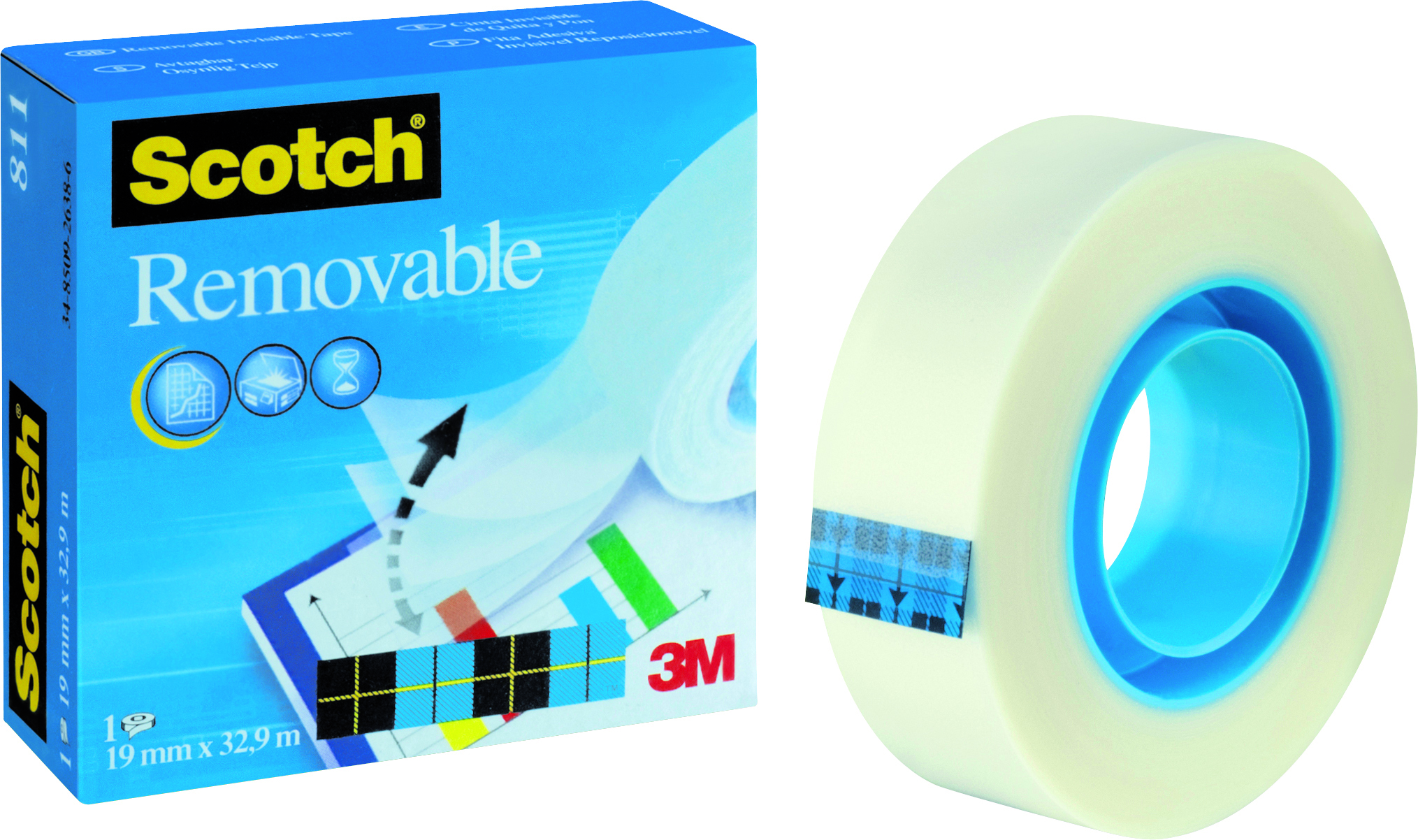 Dokumenttejp Scotch Magic 811 19mm x 33m 42020005_1