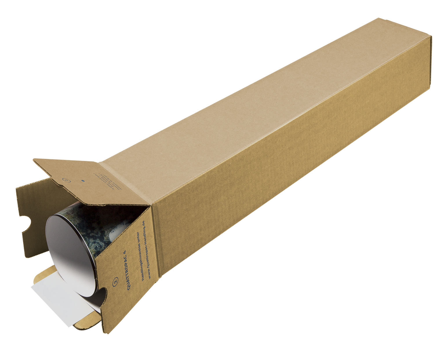 Fyrkantstub Masterín 3mm Brun 105x105x430mm 45050107_1