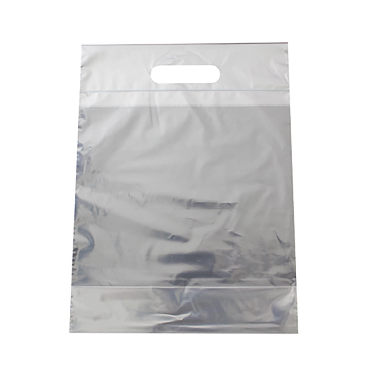 Bärkasse Plast Poly LDPE Transparent 400x500/50mm 49010017