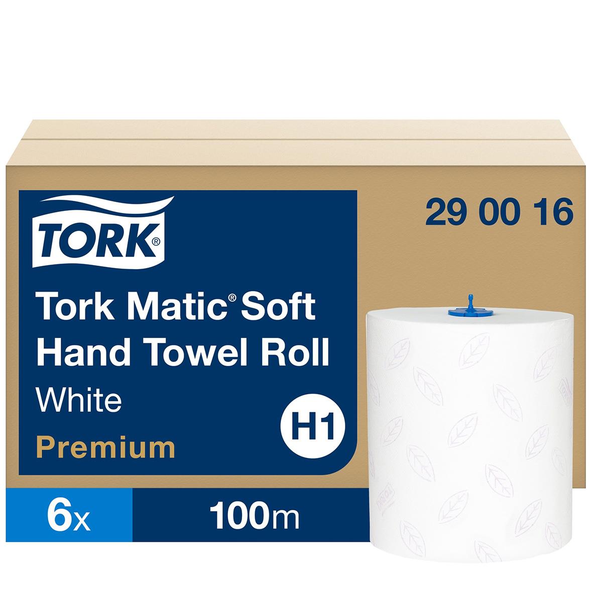 Pappershandduk Tork H1 Matic Prem 2-lg 210mm x 100m 50010004_1