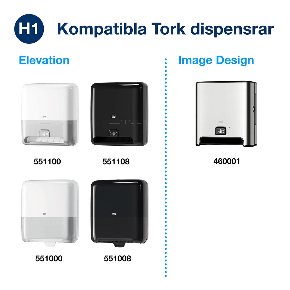 Pappershandduk Tork H1 Matic Prem 2-lg 210mm x 100m 50010004_5