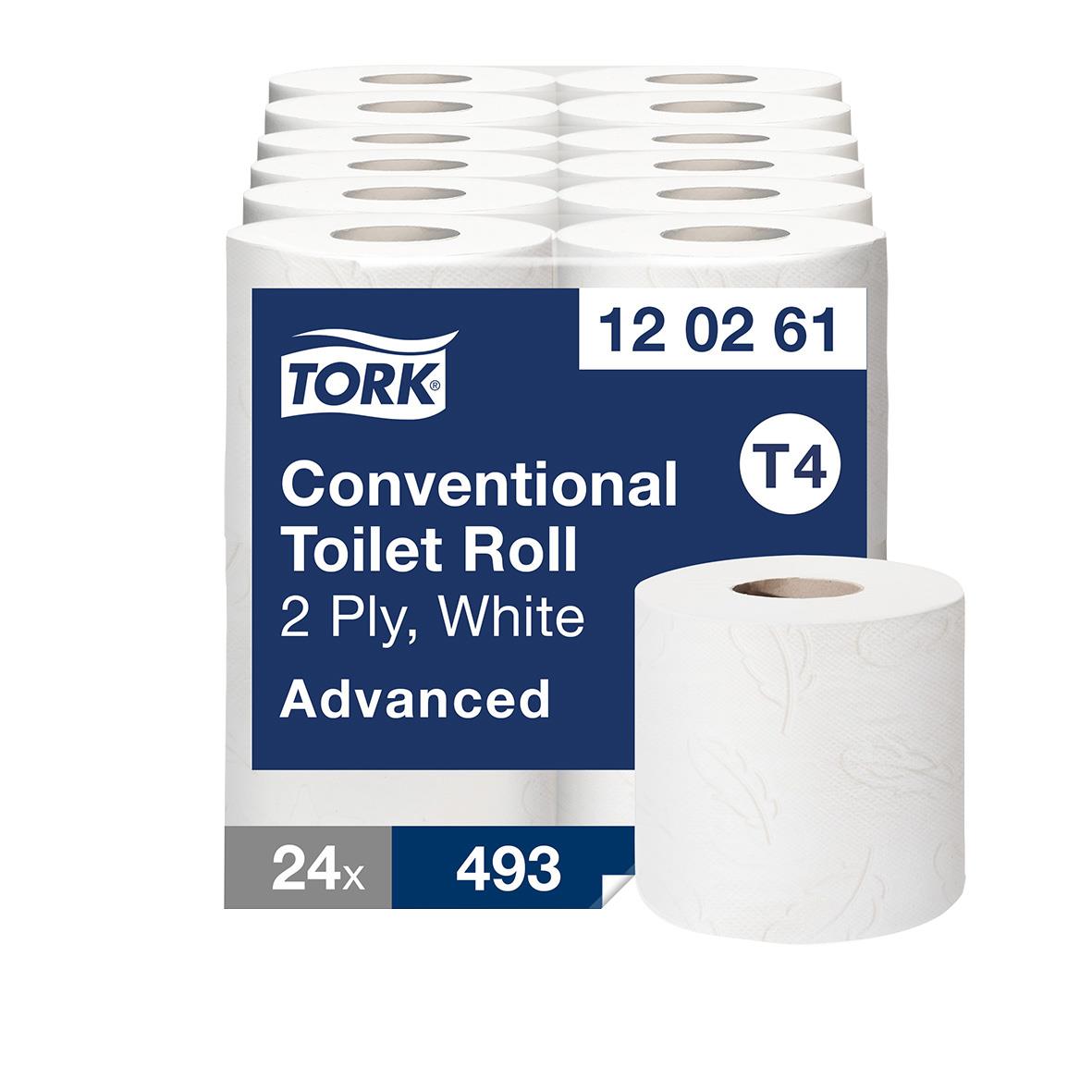 Toalettpapper Tork T4 Advanced 2-lg Vit 61,6m 50030014_1