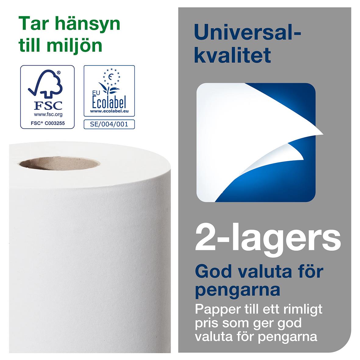 Toalettpapper Tork T4 Universal 2-lg Natur 66m 50030017_3