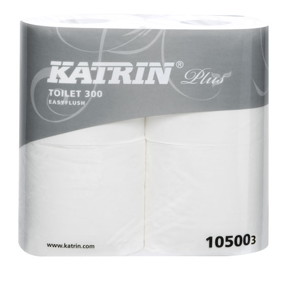 Toalettpapper Katrin 300 Plus 2-lg E-Flush vit 38m 50030031_2