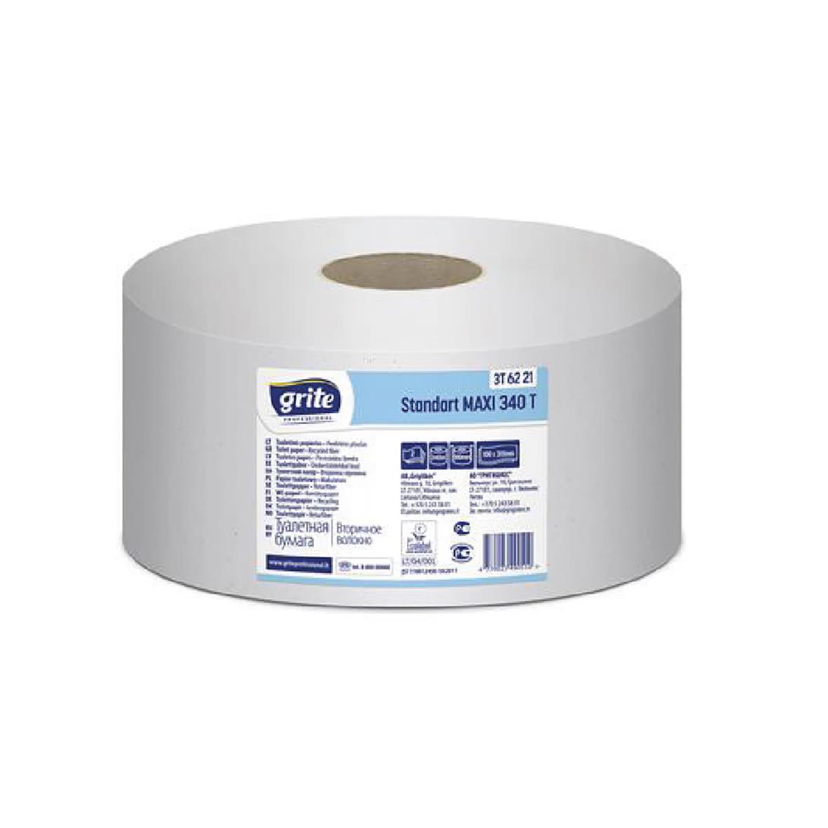 Toalettpapper Standard 340T 2lags 340m/rl 50030105