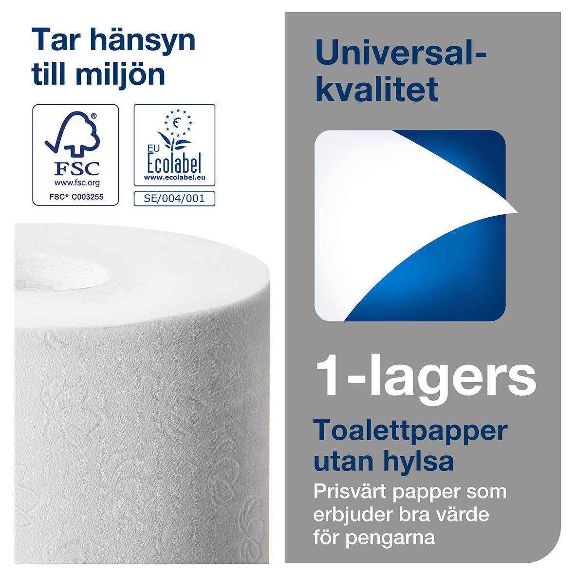 Toalettpapper Tork T7 Ex.lång Mid-size Coreless 50030108_4