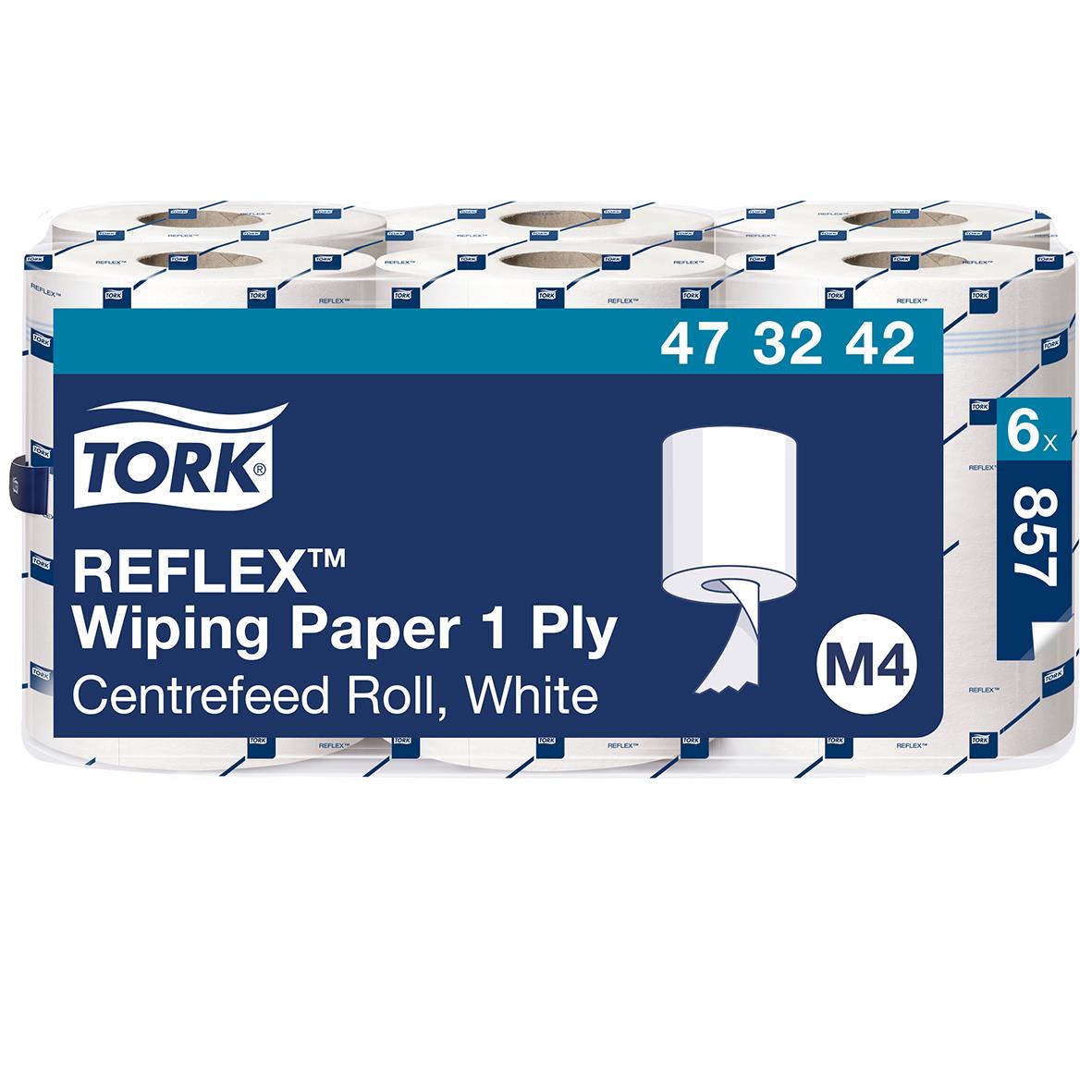 Torkrulle Tork M4 Reflex Advanced 1-lag vit 198mm x 300m 50100021_1