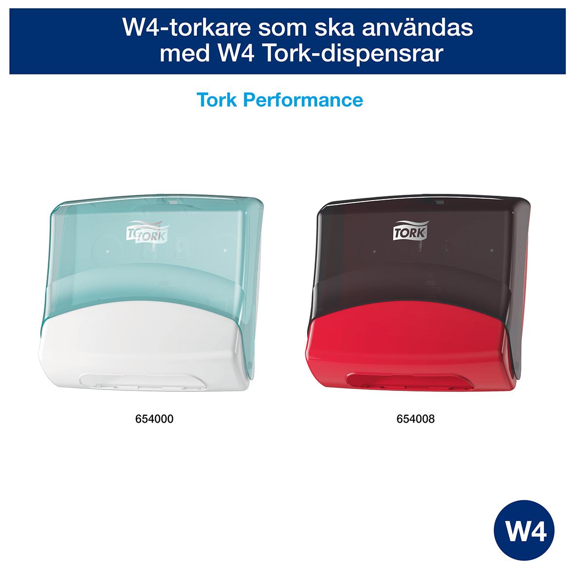 Rengöringsduk Tork W4 Extra Kraftig 1-lag Vit 355x428mm 50100141_3