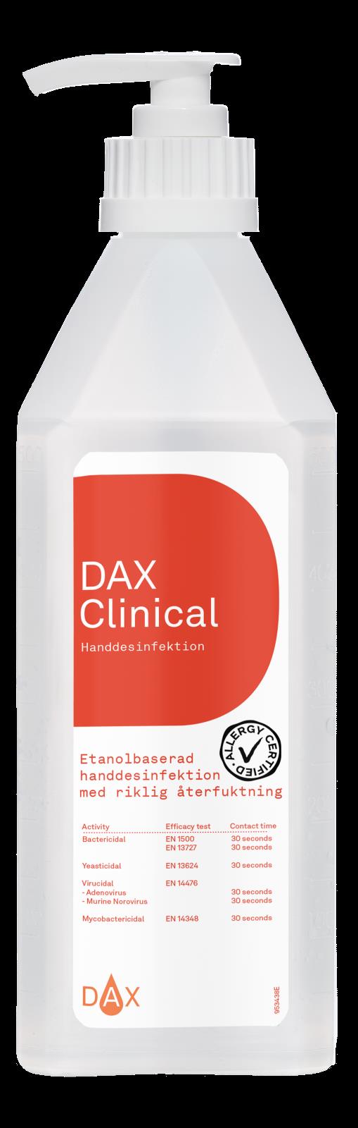 Handdesinfektion DAX Clinical pump 600ml 51010123