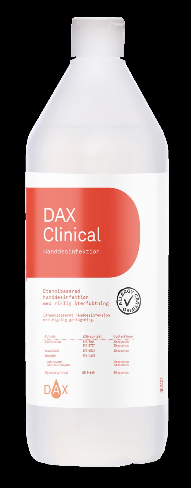 Handdesinfektion DAX Clinical 75% 1L 51010125