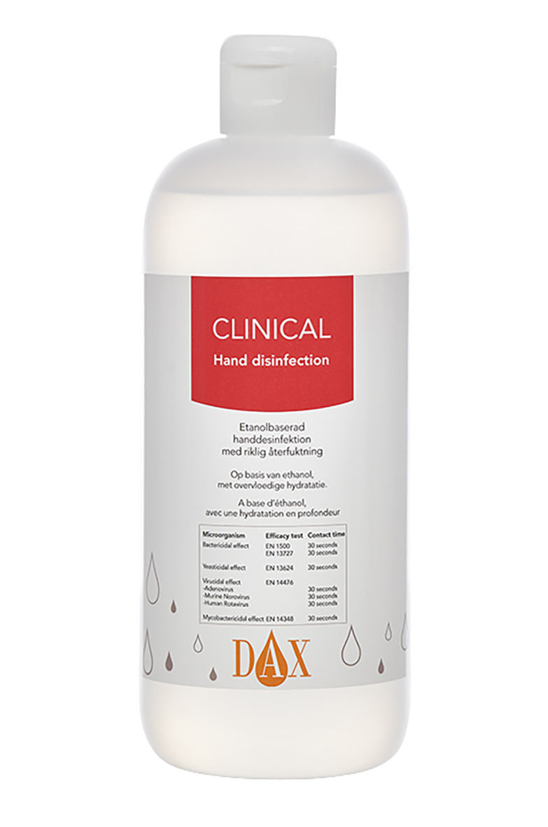 Handdesinfektion DAX Clinical utan pump 500ml 51010225