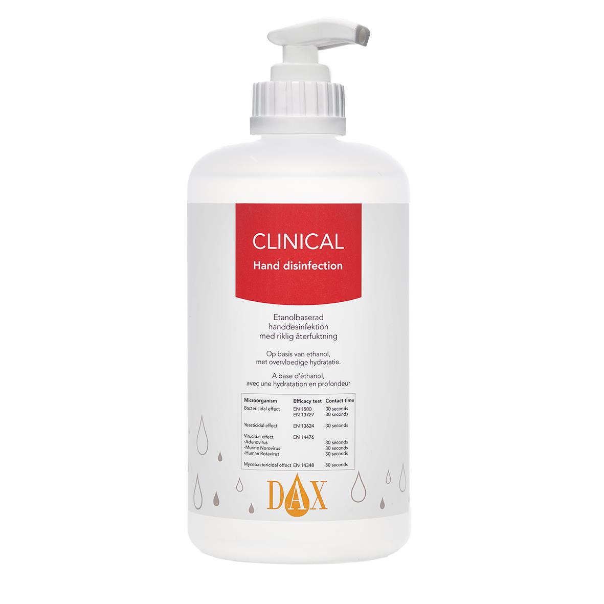 Handdesinfektion DAX Clinical pump 500ml 51040052