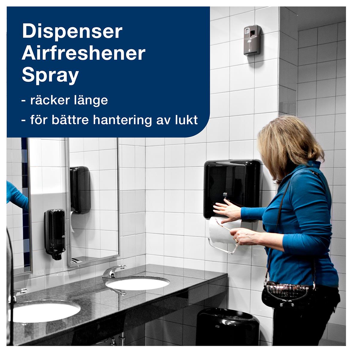 Dispenser Tork A1 Airfreshener plast grå 51050043_9