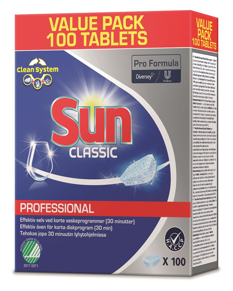 Maskindiskmedel Sun Professional Classic Tabs 52050014