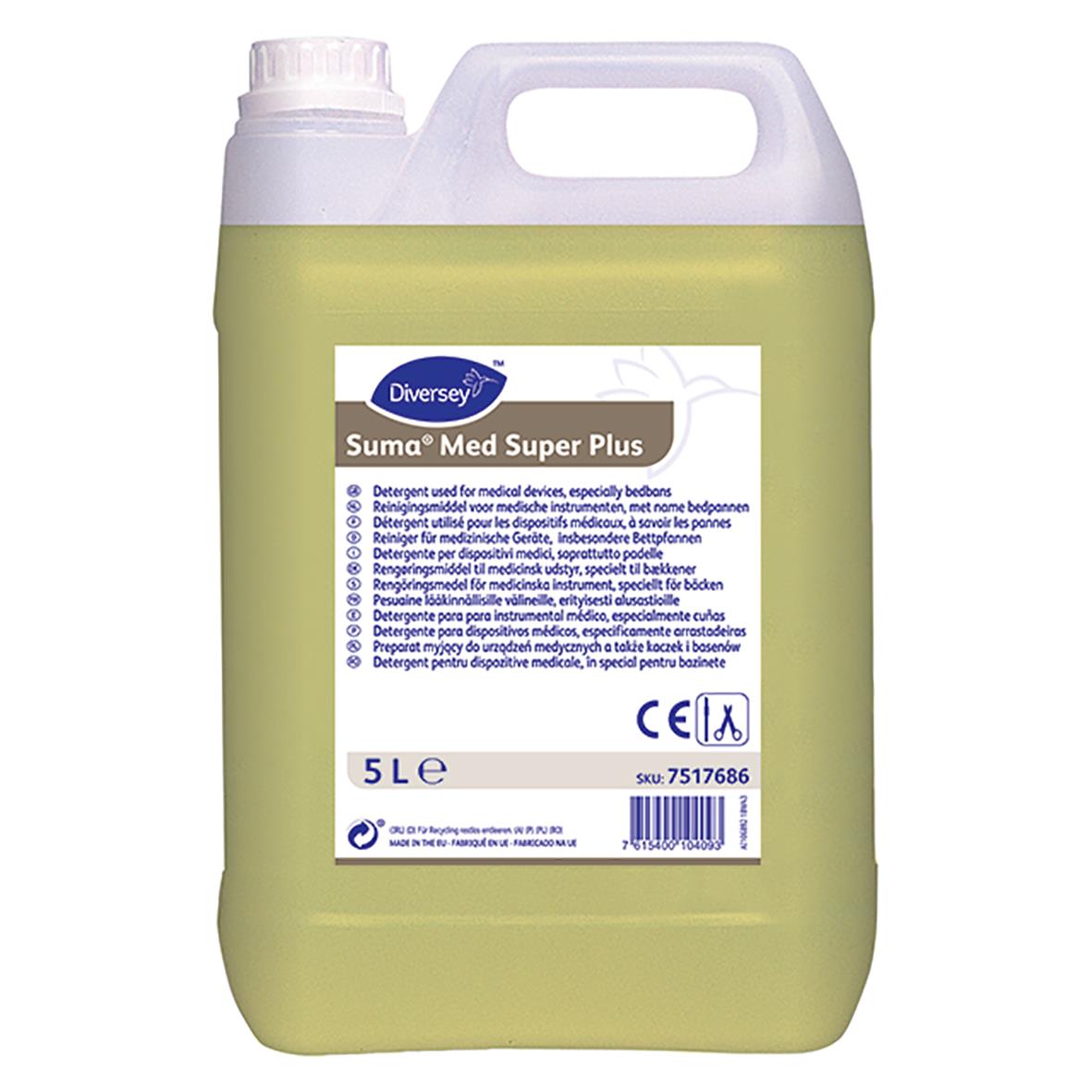 Maskindiskmedel Diversey Suma Med Super Plus flytande 5L 52050019