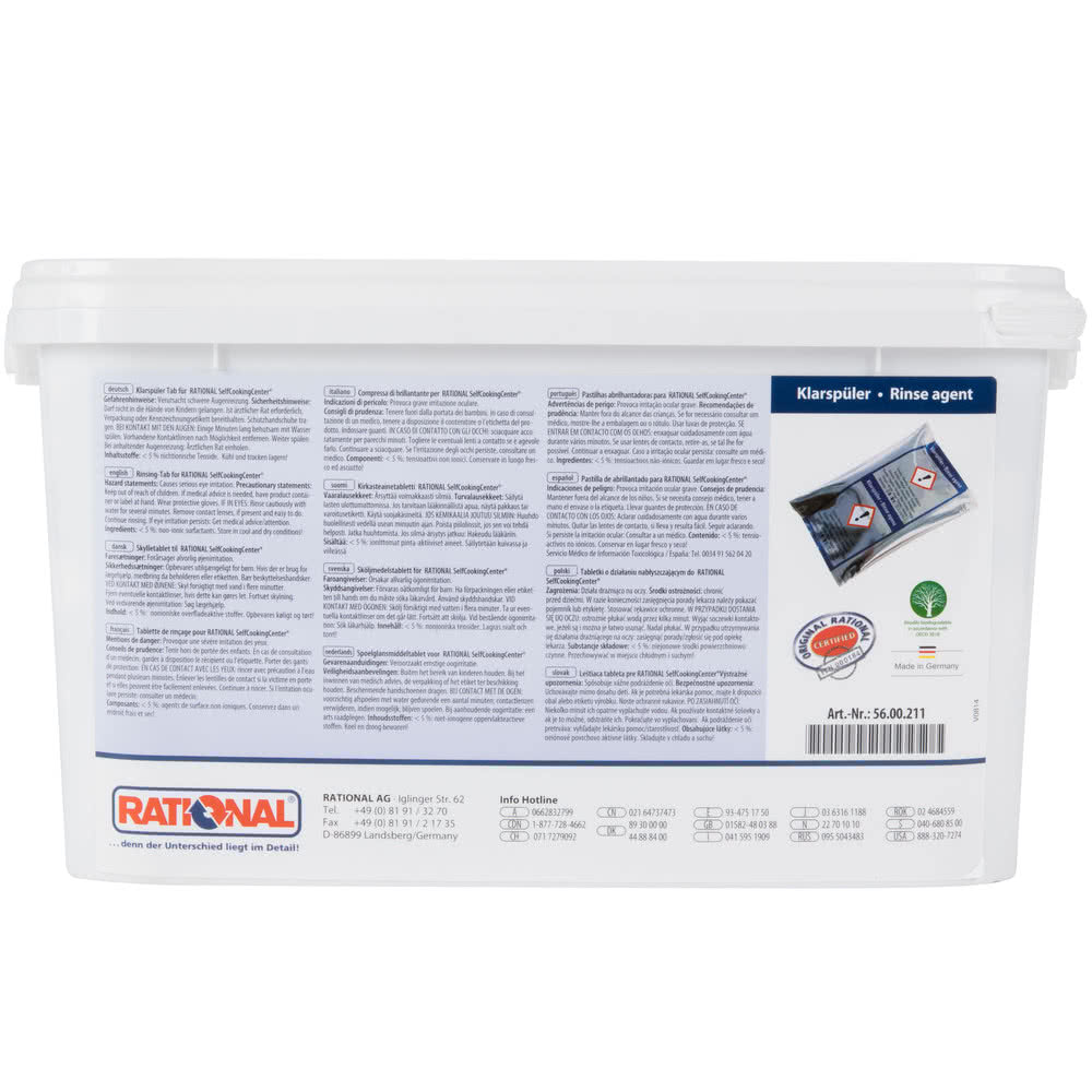 Disk & Sköljtablett Rational Ugns-/Grillrent 3kg 52050060