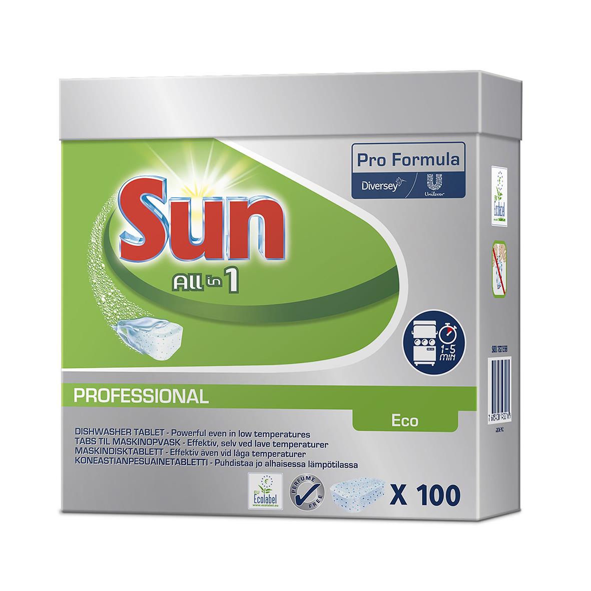 Maskindiskmedel Sun All In One eco tabs 52050070