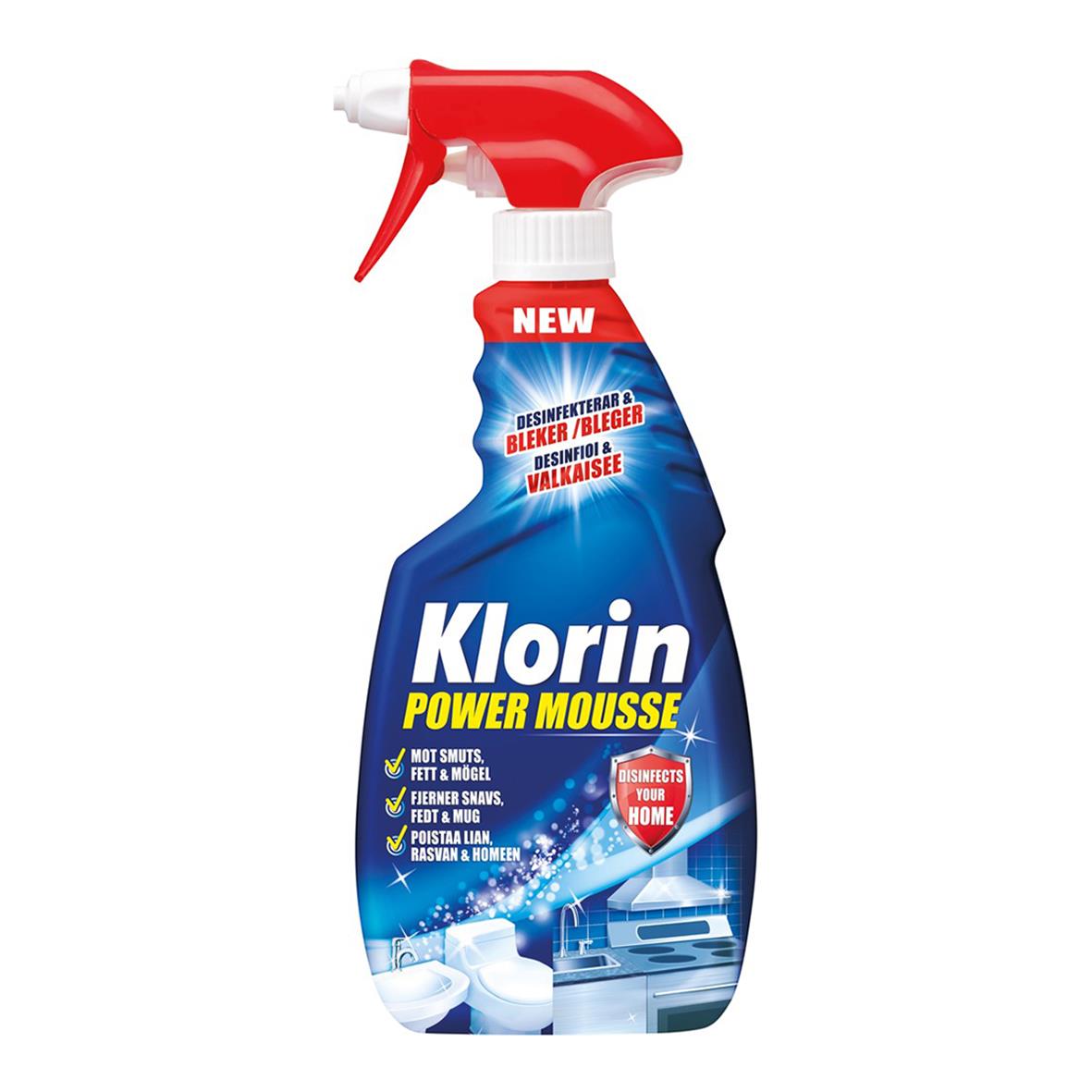 Ytdesinfektion Klorin Power Mousse 500ml 52300027