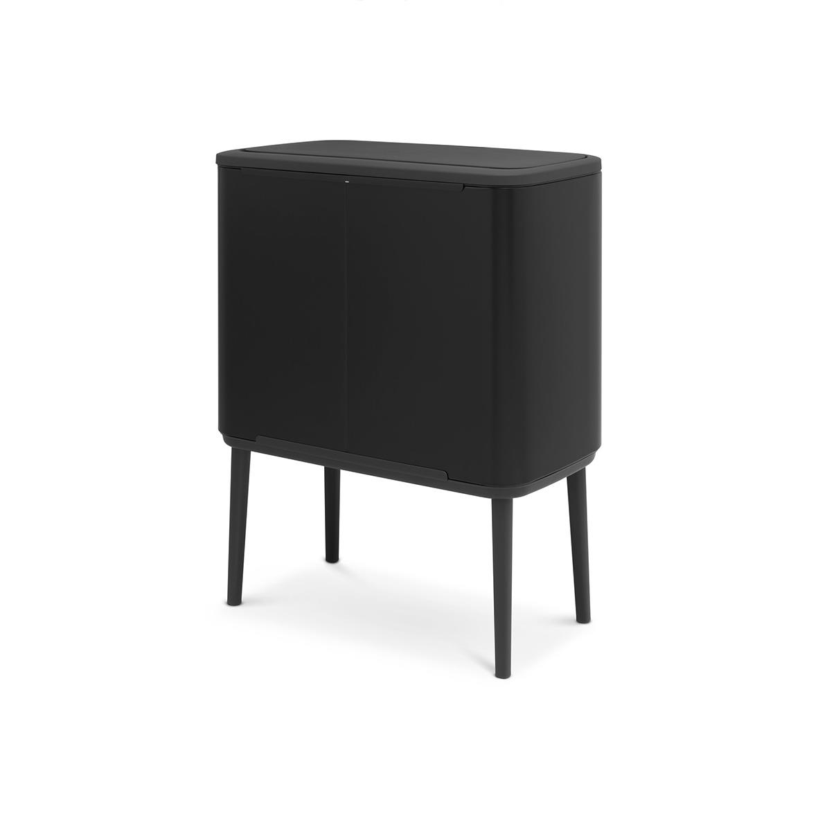 Papperskorg Brabantia Bo Touch Bin mattborstat stål 11+23L 57010007_2