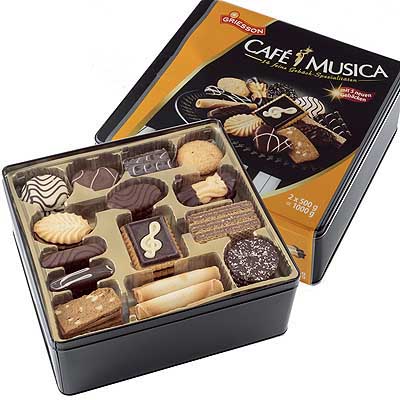 Kakor Café Musica sort. kex-/småkakor 1000g 60100049