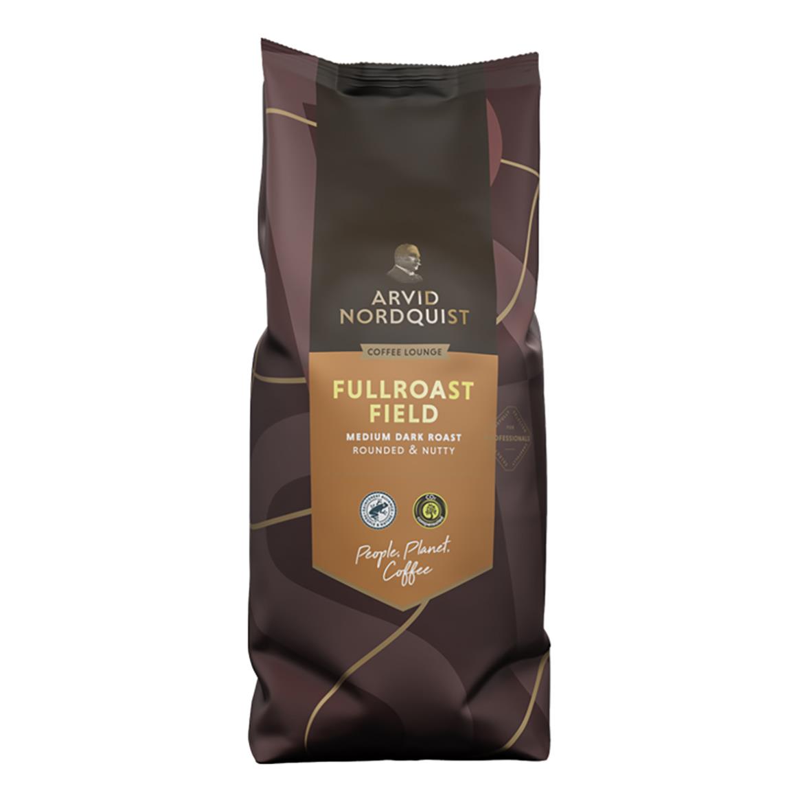 Kaffe Arvid Nordquist Fullroast Field hela bönor 1000g 60100057