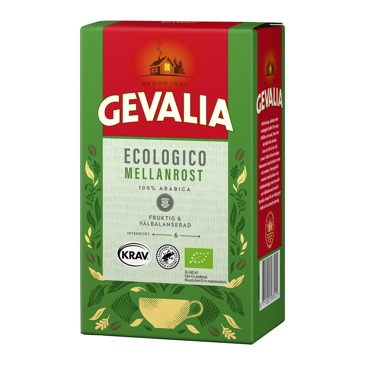 Kaffe Gevalia Mellan Ecologico Brygg 425g 60100066