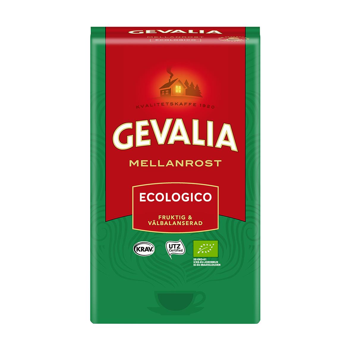 Kaffe Gevalia Mellan Ecologico Brygg 425g 60100066