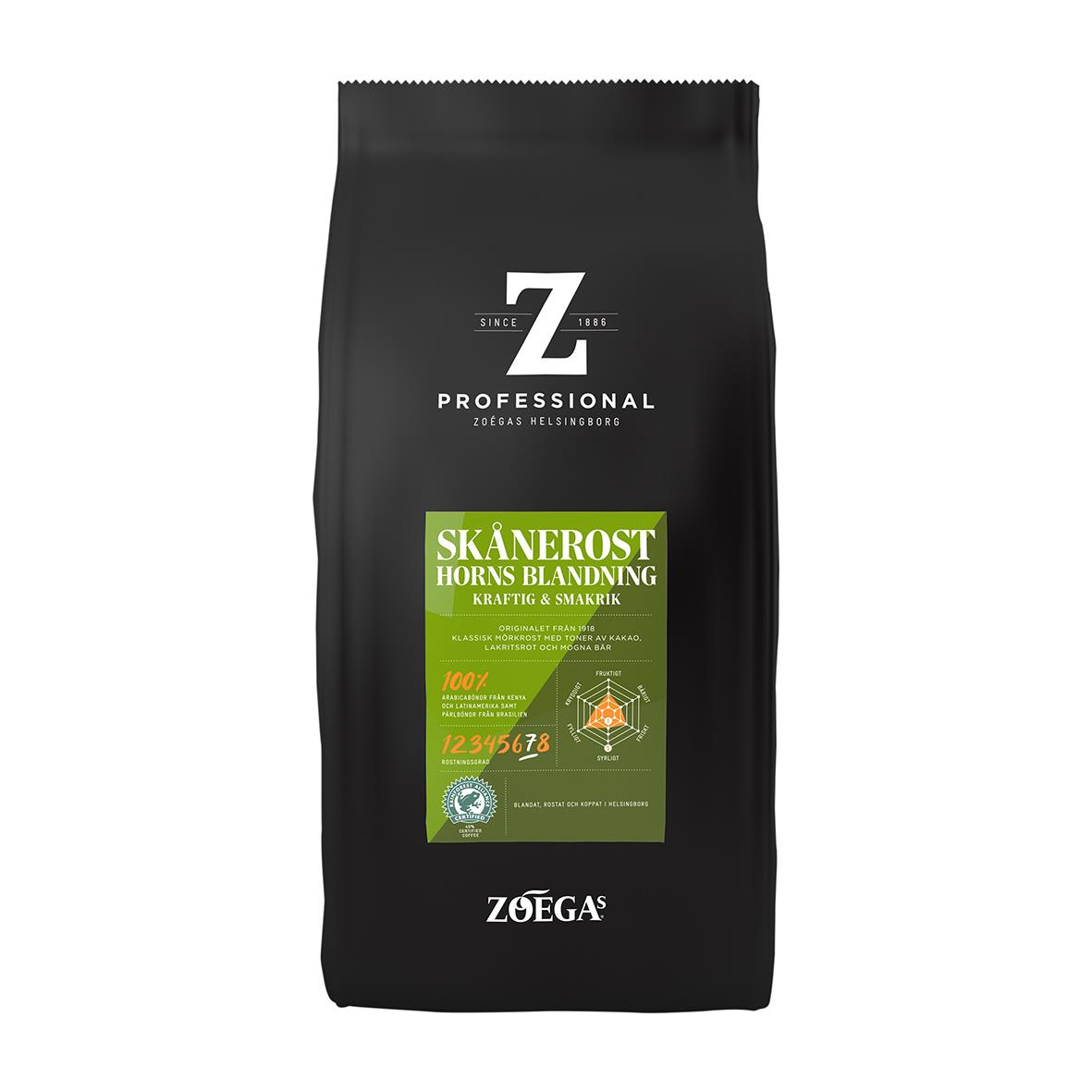 Kaffe Zoégas Skånerost Hela Bönor 750g 60100083