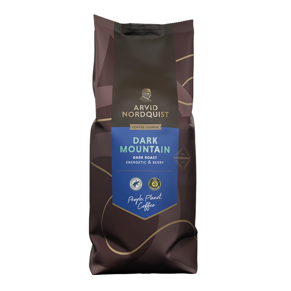 Kaffe Arvid Nordquist Dark Mountain hela bönor 1000g 60100223