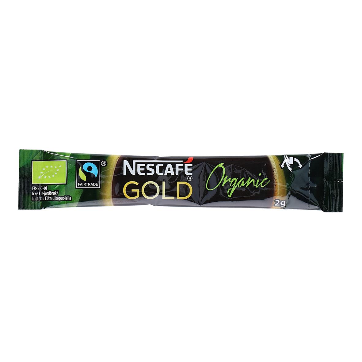 Snabbkaffe Nescafé Gold Sticks Organic 2g | AllOffice