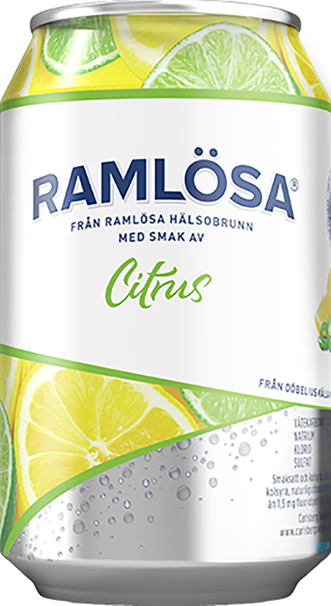 Mineralvatten Ramlösa Citrus burk 60200008