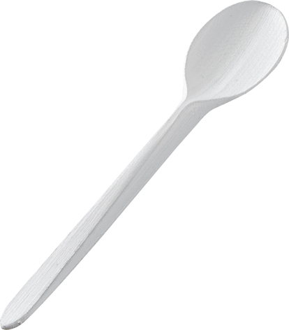 Engångsbestick Duni Kaffesked plast vit 61010009