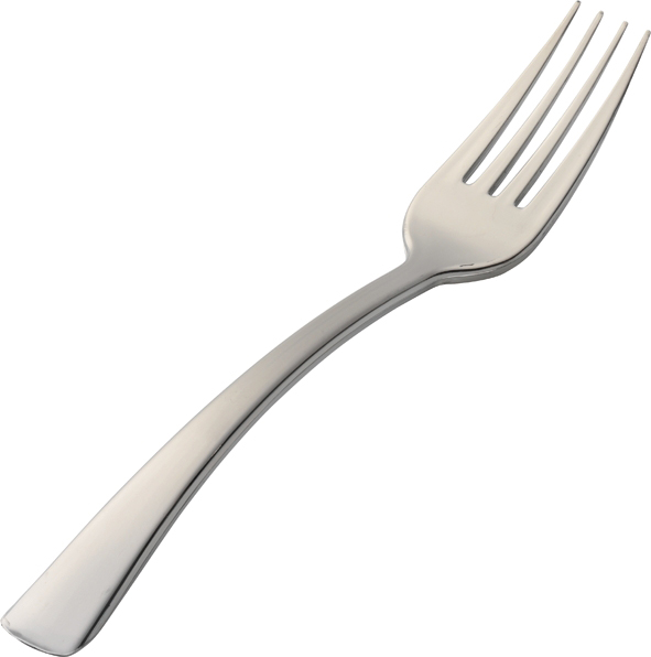 Engångsbestick Duni Gaffel flairmetall plast 19cm 61010022_1