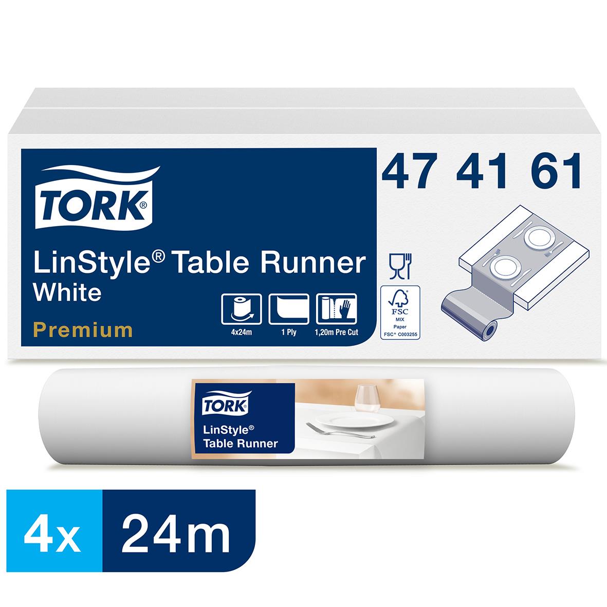 Vepa Tork LinStyle vit 40cm x 24m 61030751_1