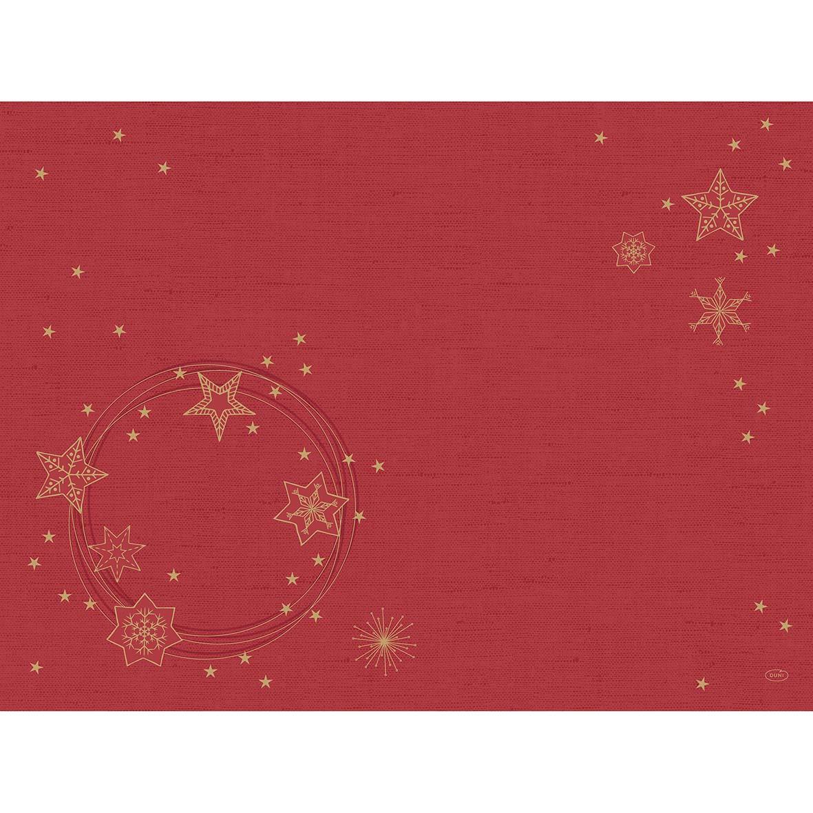 Tablett Duni Star Shine Dunicel Röd 30x40cm 61030856_1
