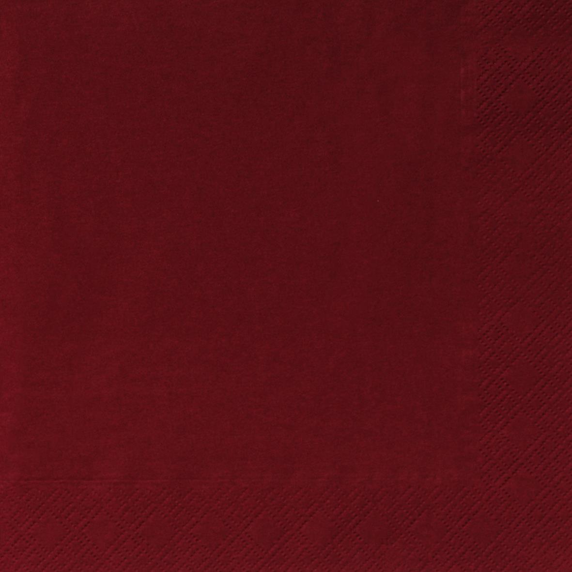 Servett 2-lag Vinröd 40x40cm 61051273