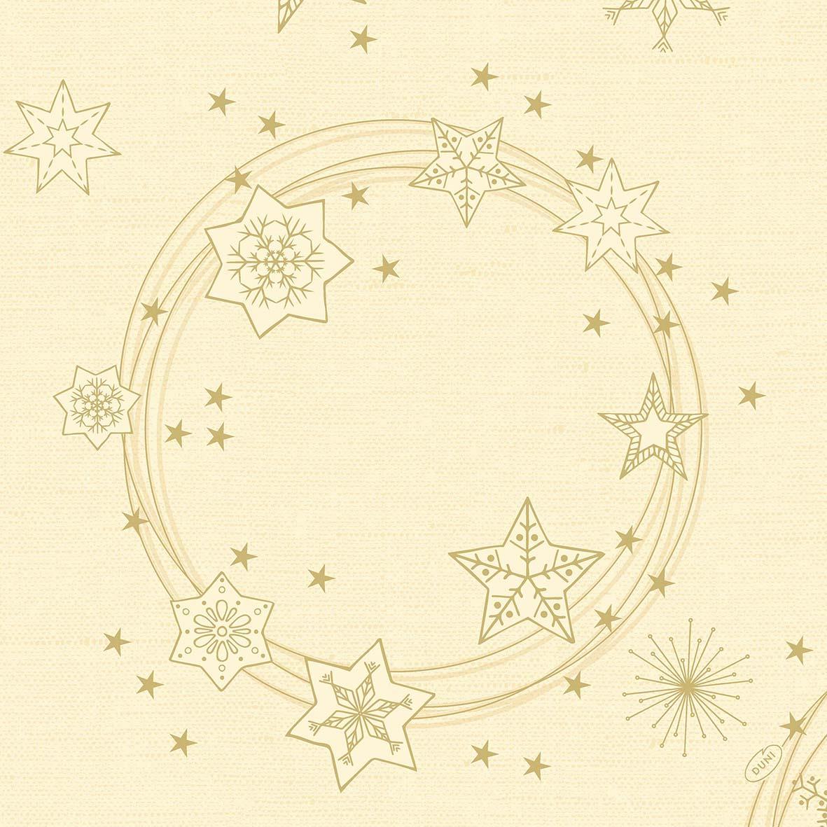 Servett Duni Star Shine Dunisoft Cream 40x40cm 61051406_1