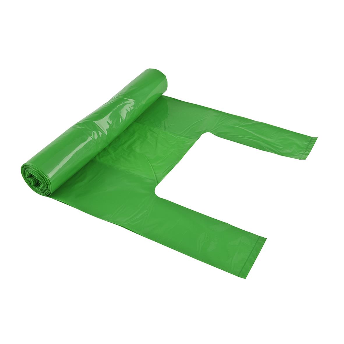 Källsorteringspåse LD Knyt 30L 35my Grön 280/170x530mm 61200147_1