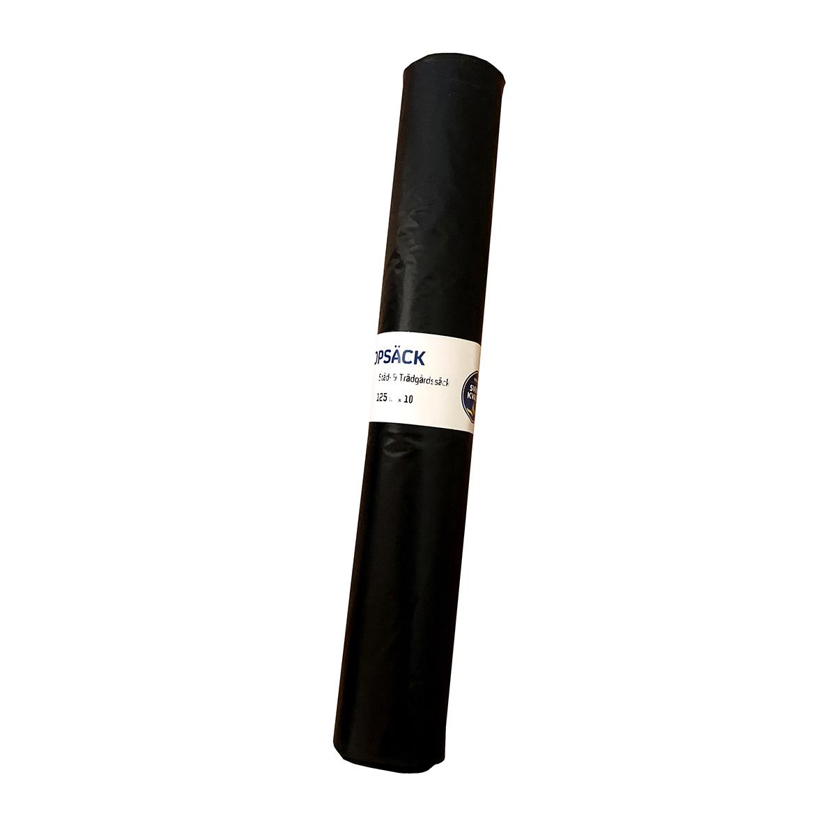 Sopsäck PolyREG LD 50my 125 l Svart 750x1150mm 61200204