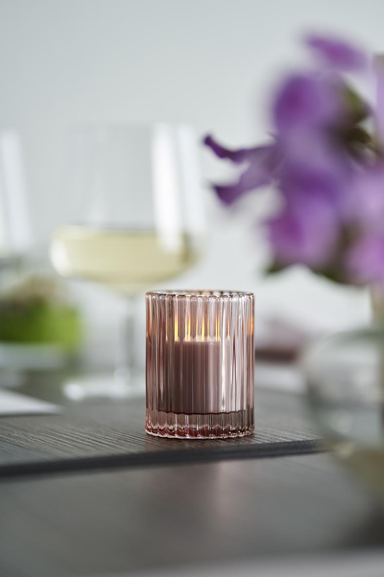 Ljuslykta Duni Comodo Earthy Pink 70x55mm 61500643_2
