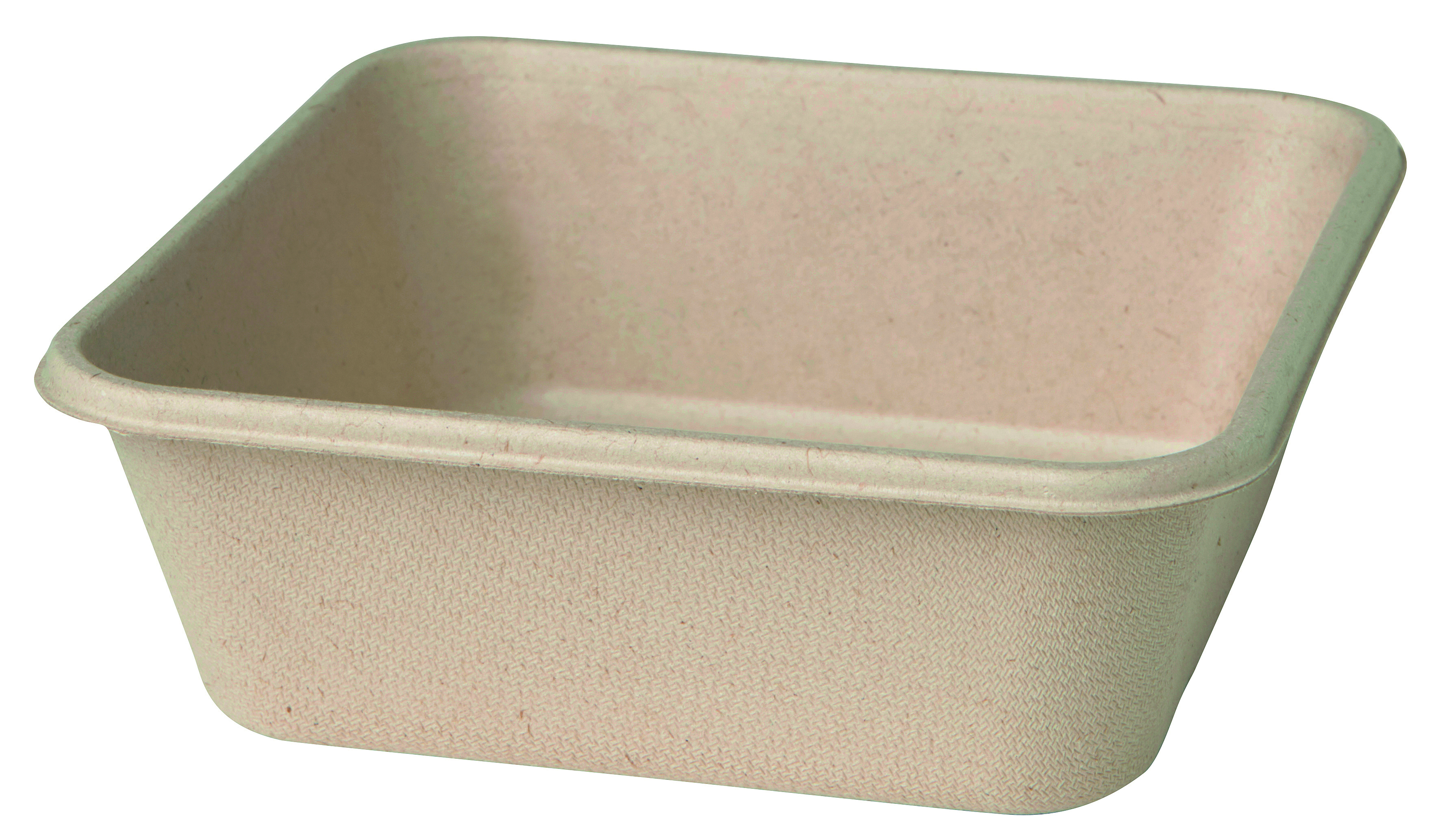 Box Duni Bagasse 900ml brun 155x155x53mm 64350125