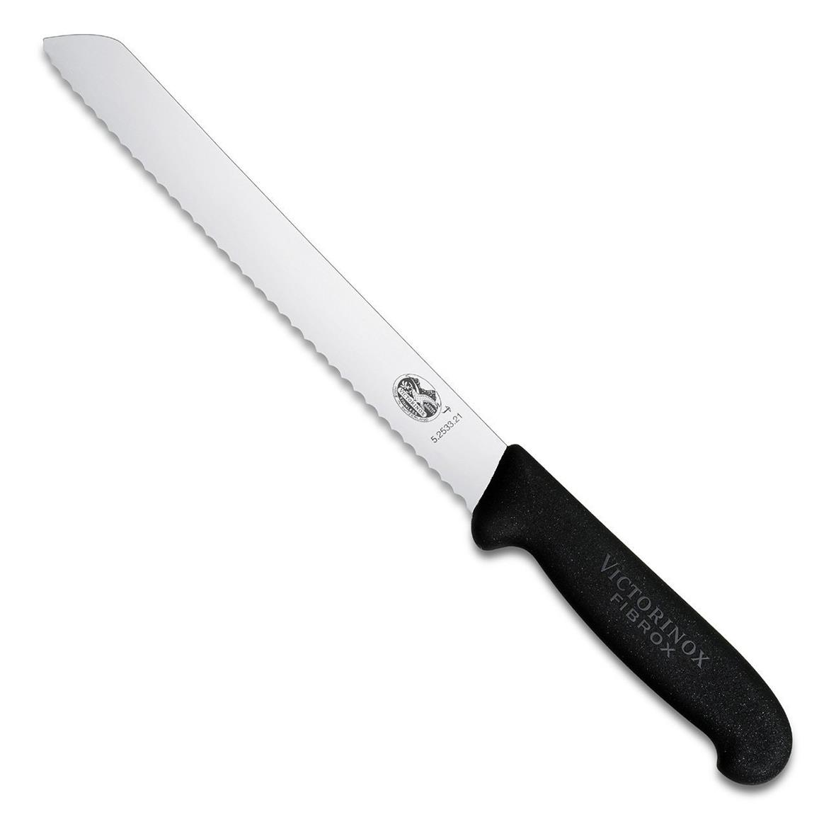 Kniv Victorinox Brödkniv Fibrox svart 210 mm 64590111
