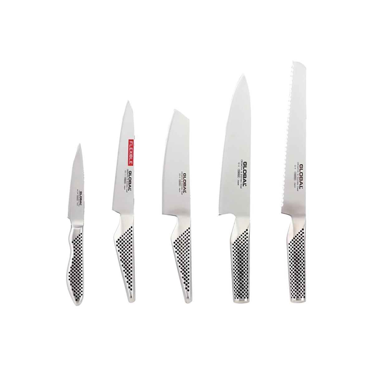Knivset 5-delar Global G-2951138 64590223