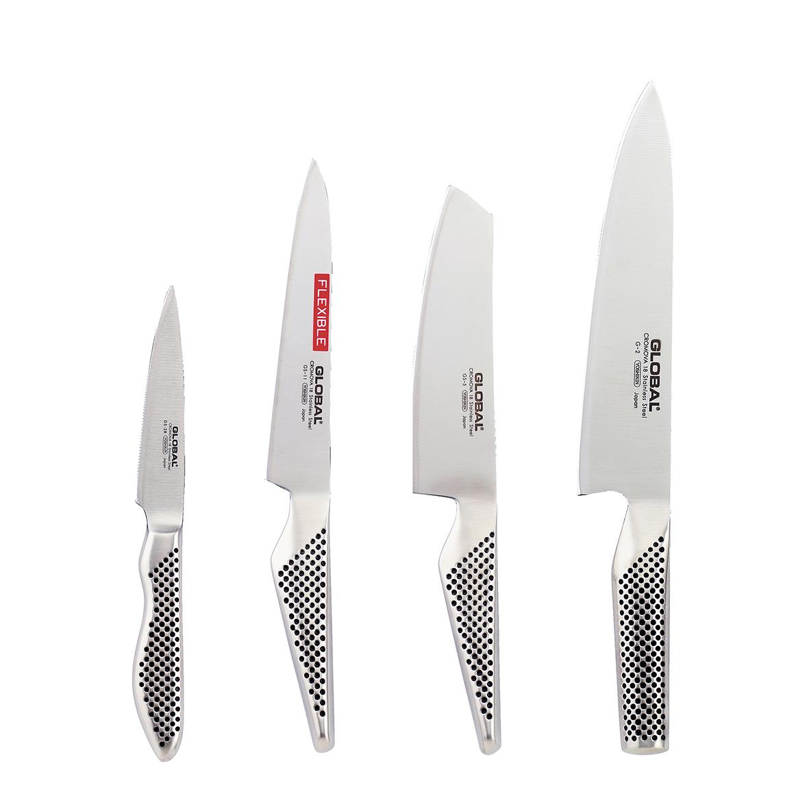 Knivset Global G-251138 4-del (G-2, GS-5, GS-11, GS-38) 64590279