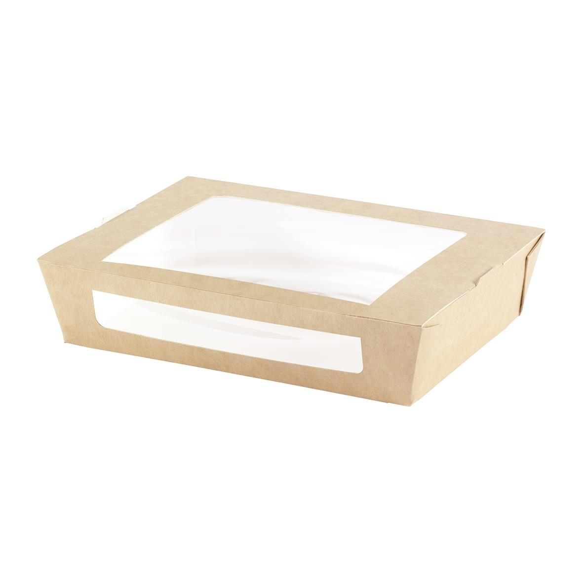 Box rektang med fönster 200x155x45mm 1200ml 65010762