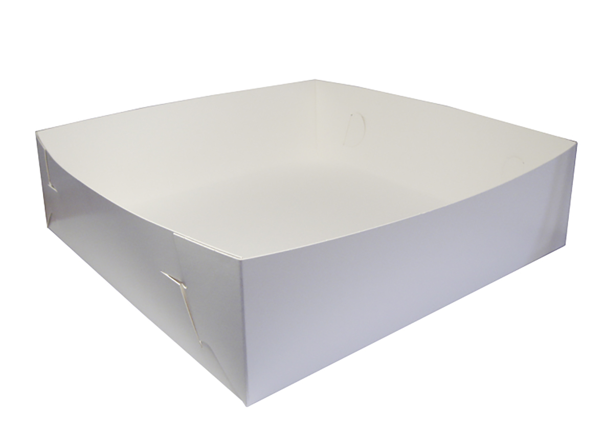 Tårtkartong botten vit 35x35x12cm 65100089