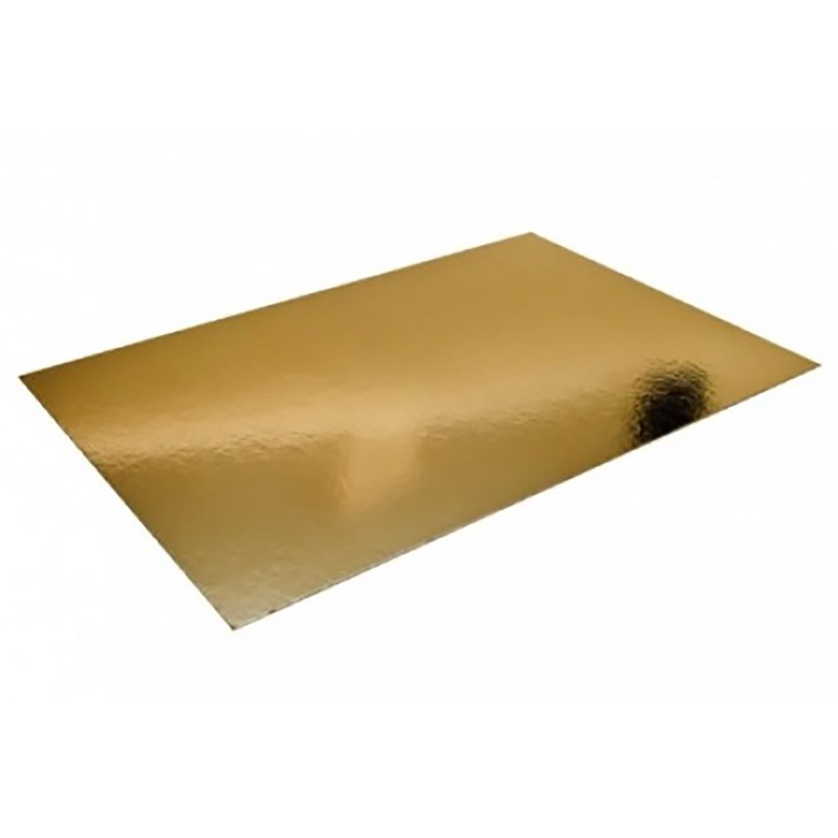 Tårtbricka Guld 160x340 mm 65102173