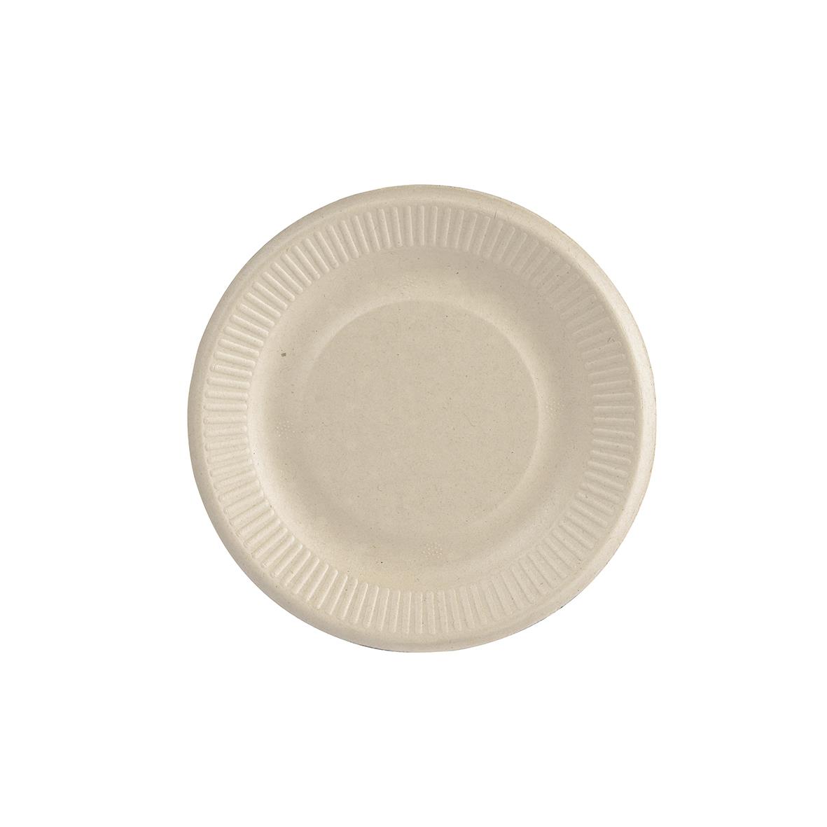 Papptallrik Duni fiber flat 15cm brun 68010074