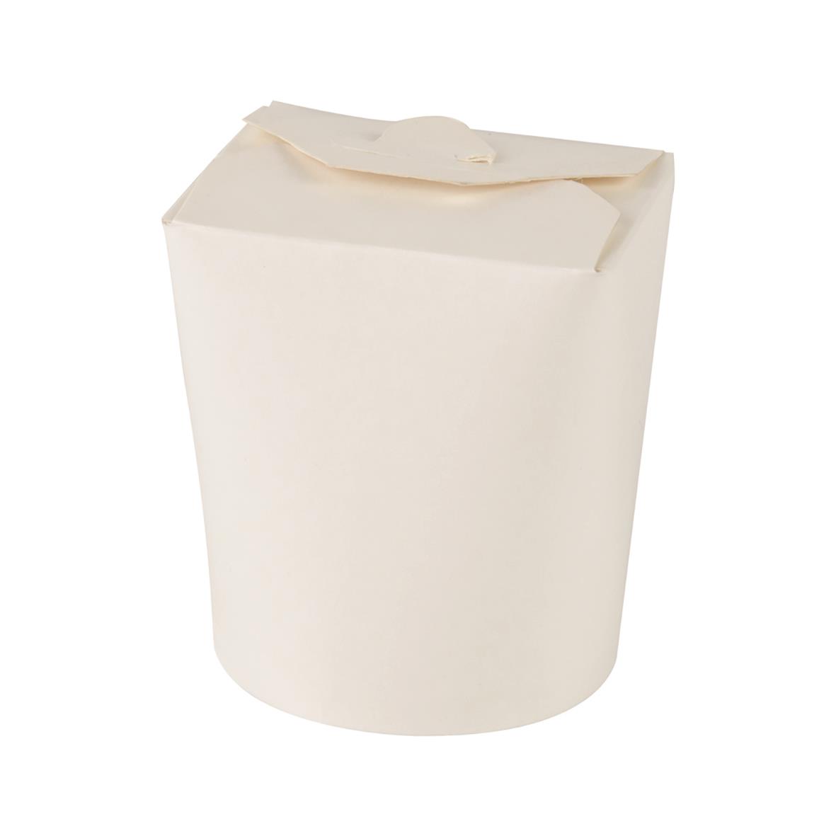 Pappersform Foodbox Kartong/PE Vit Ø100x950mm 950g ml 68010213