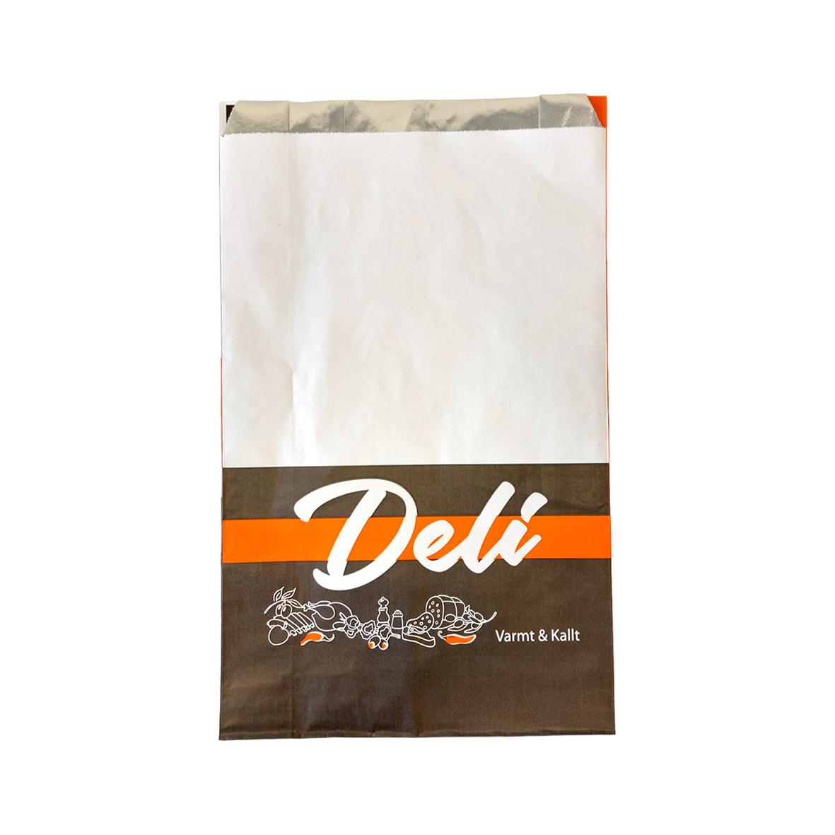Grillpåse Aluminiuminsida nr 2 stor Deli 80x95x350mm 68050015